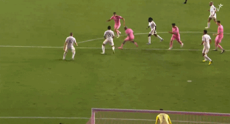 迈阿密国际3-1洛杉矶银河,梅西传射,苏亚雷斯,阿尔巴破门