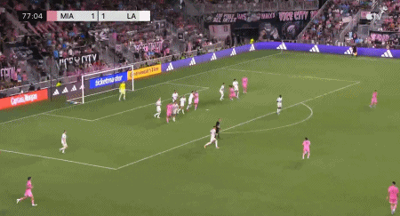 迈阿密国际3-1洛杉矶银河,梅西传射,苏亚雷斯,阿尔巴破门